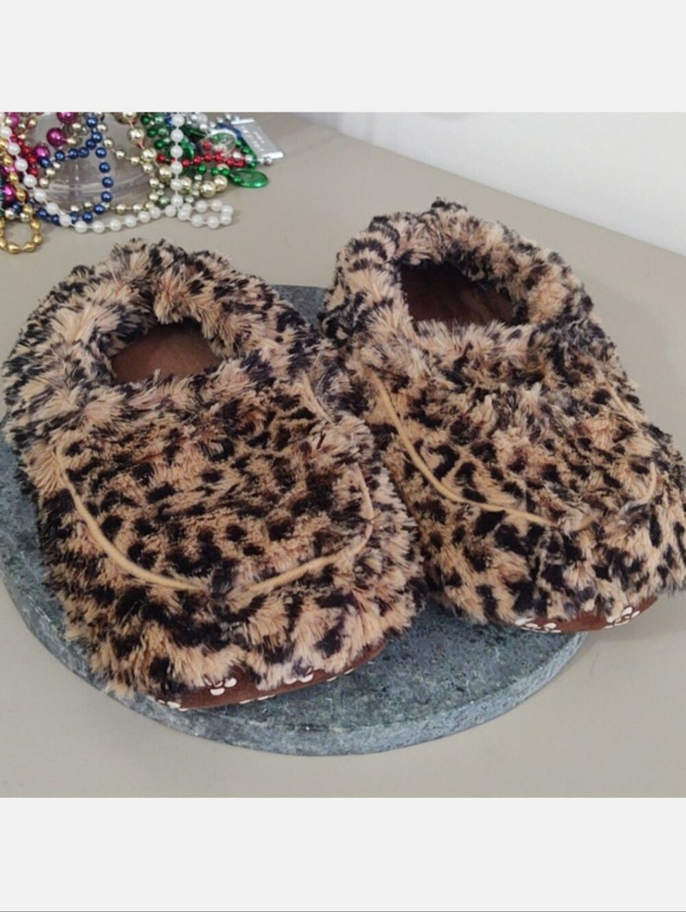 Warmies Tawny Microwavable Spa Slippers One Size (6-10)